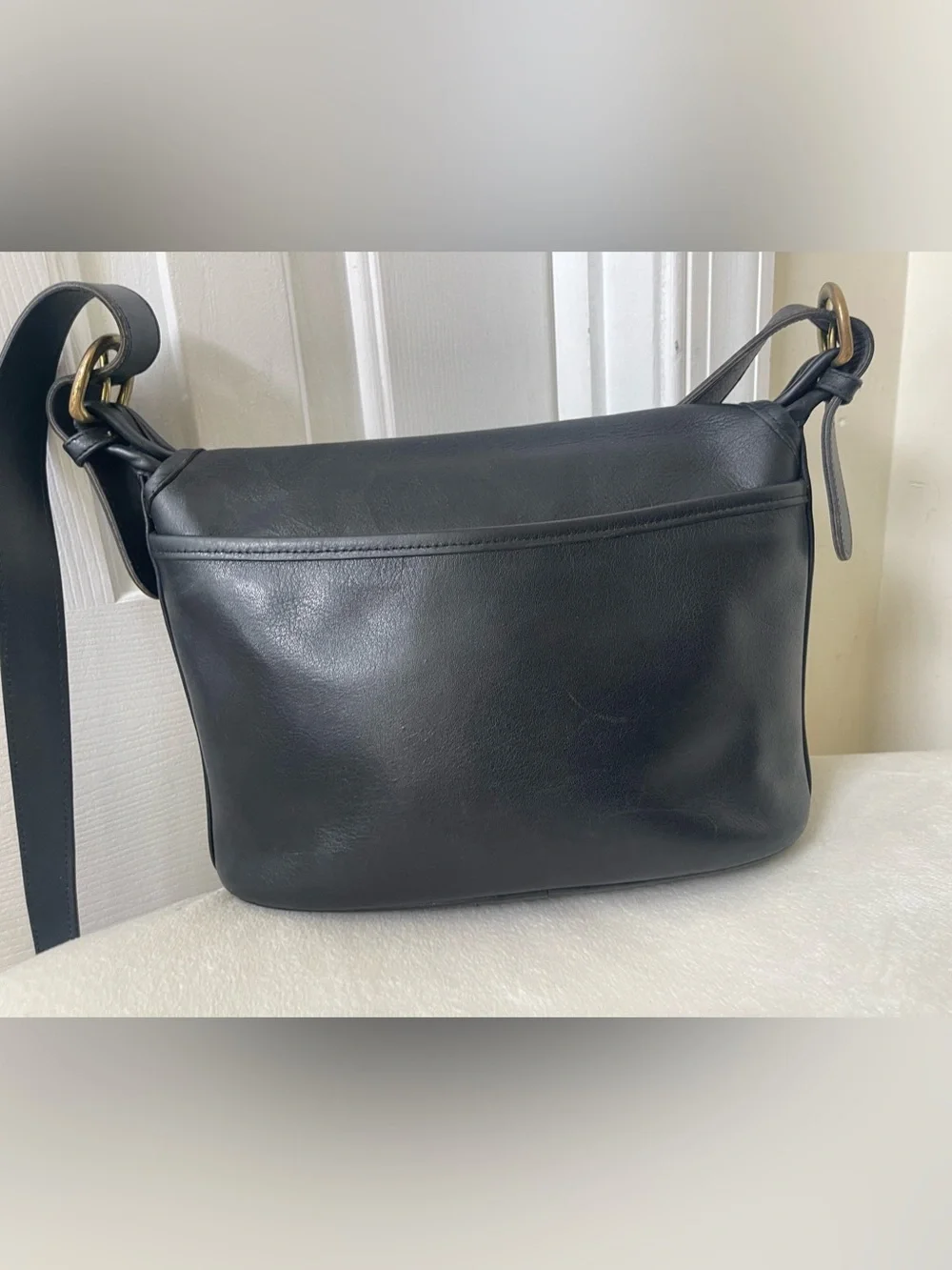 Coach Soho Fletcher Vintage Black Leather Bag